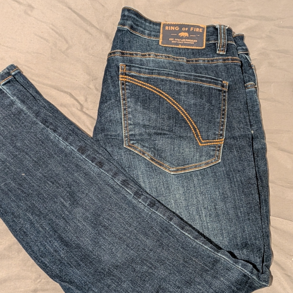 Ring of Fire Dark Denim Pants